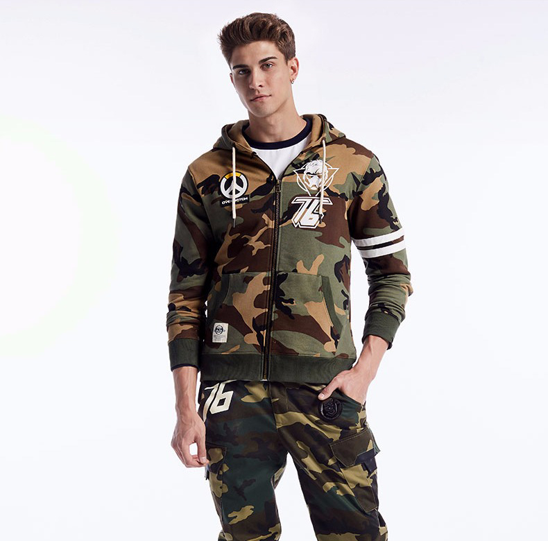 Overwatch Soldier 76 Sweatpants Camouflage OW Game Hero Pants