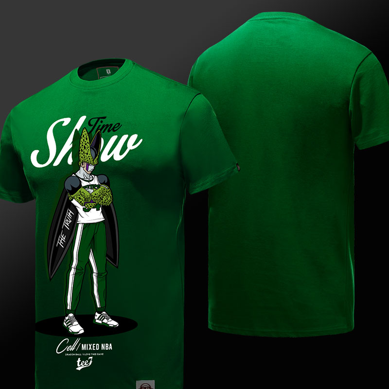 DragBall Zelle Tshirt grün Kurzarm T-Shirts