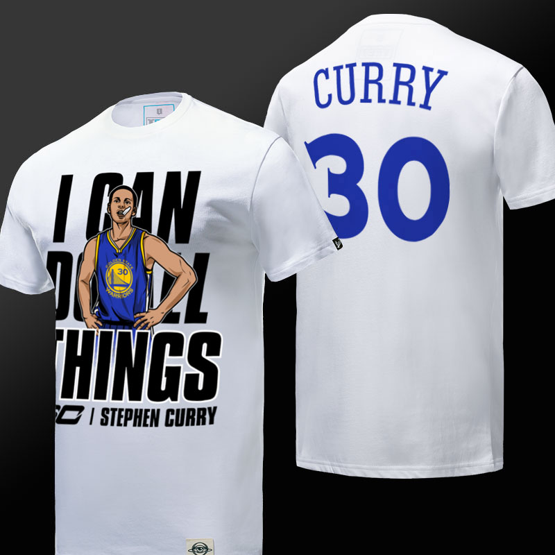 NBA guerreiros no. 30 Kuri t-shirts