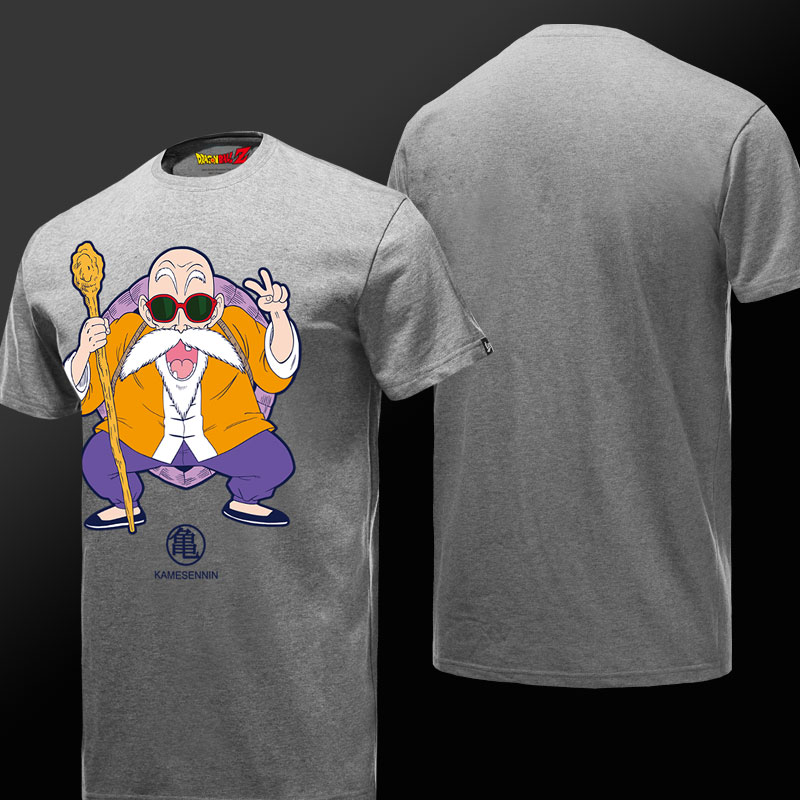 Dragon Ball Z Master Roshi T-shirts grau 3XL T-Shirts für jungen Mädchen