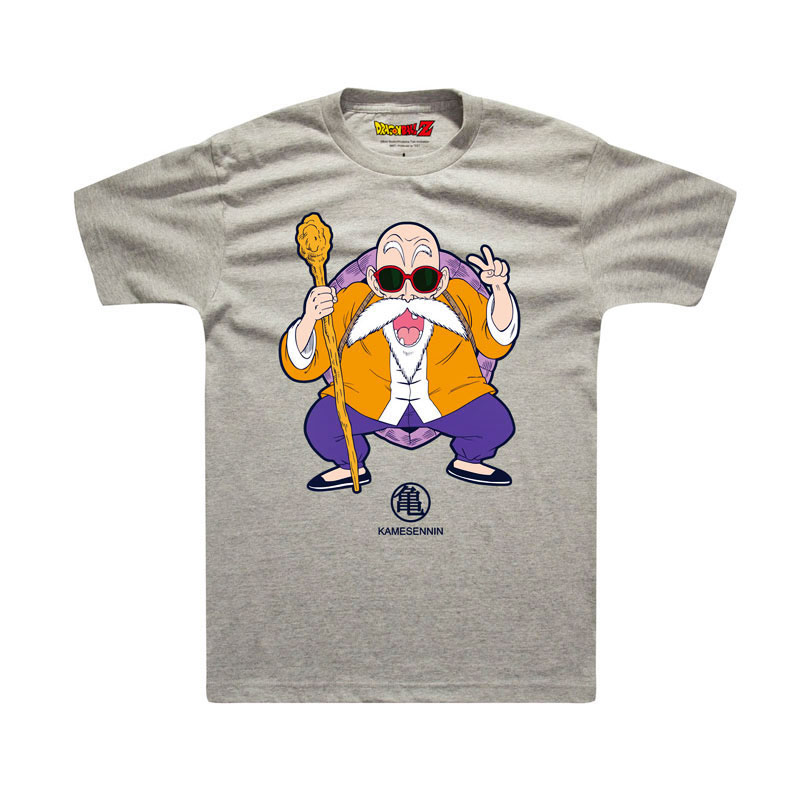Dragon Ball Z Master Roshi T-shirts grau 3XL T-Shirts für jungen Mädchen