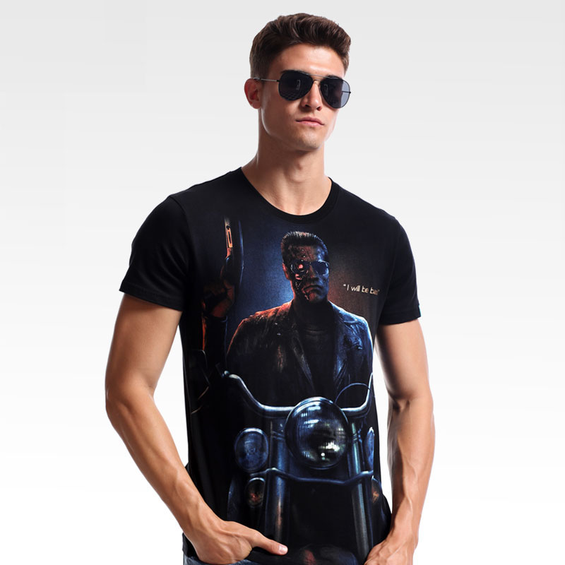 Dzień sądu Terminator czarna koszulka