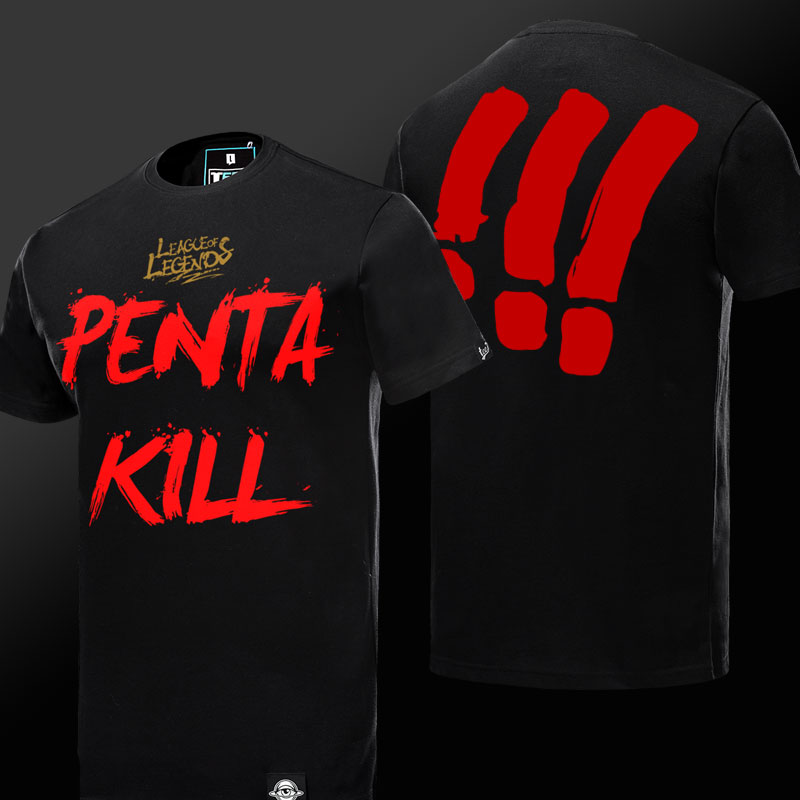 League of Legends LOL Penta zabić T-shirt