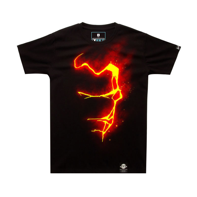 Cool Black Superhero Iron Man T-shirt