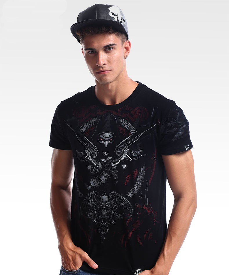 Cool Overwatch Reaper T-shirt Men Black Shirts | TEE7