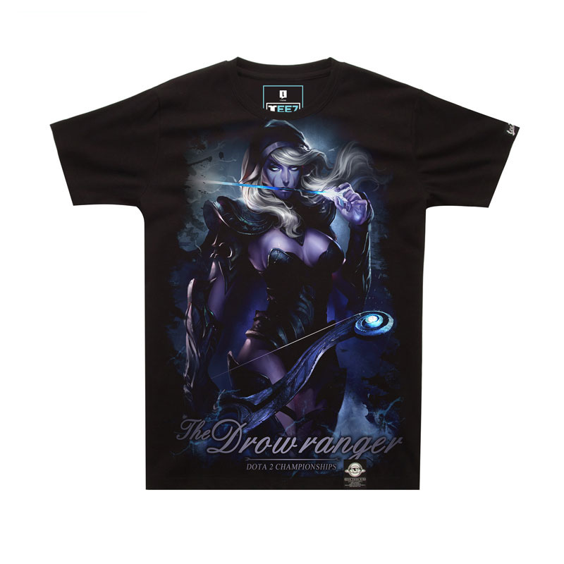 DOTA 2 Drow Ranger T-shirt Defense of the Ancients Hero Tee