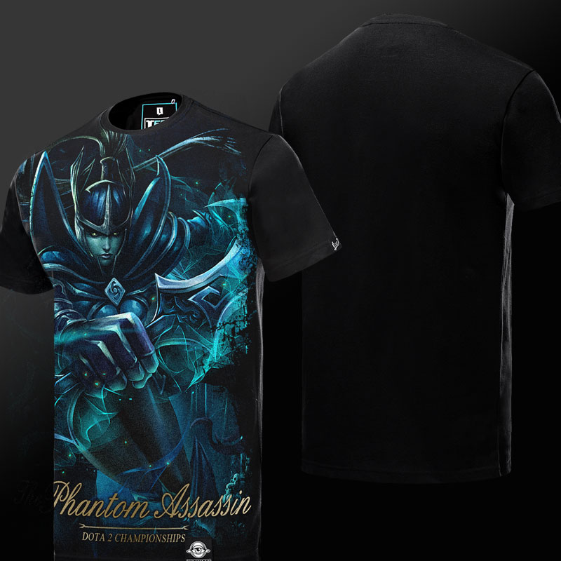 DOTA 2 Phantom Assassin T-shirt Defense of the Ancients Hero Tee