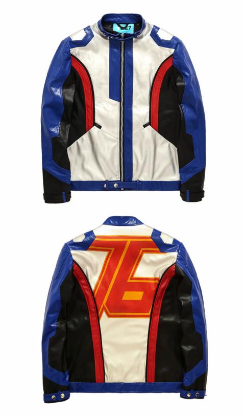 Blizzard Overwatch Soldier 76 Jacket Soldier76 Cosplay Cloth OW Hero PU Leather Coat