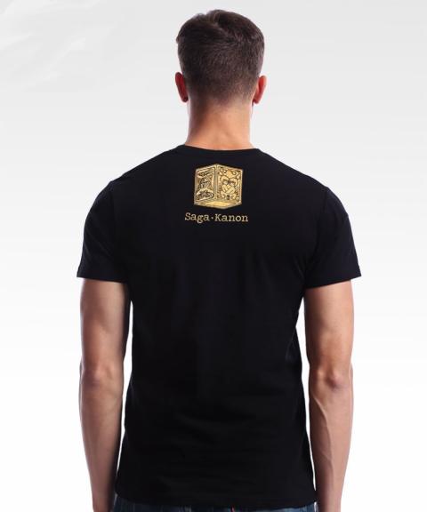 Saint Seiya Gemini T-shirt Black Tee For Mens