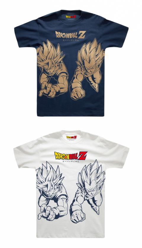 Dragon Ball Z Vegeta und Son Goku T-shirts