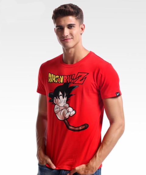 Lovely Dragon Ball Z Son Goku Red T-shirts 3xl Tees For Boys Girls