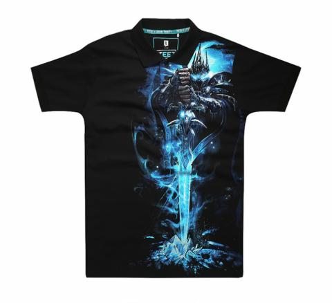 WOW World of Warcraft  Lich King Polo T-shirt Limited Edition