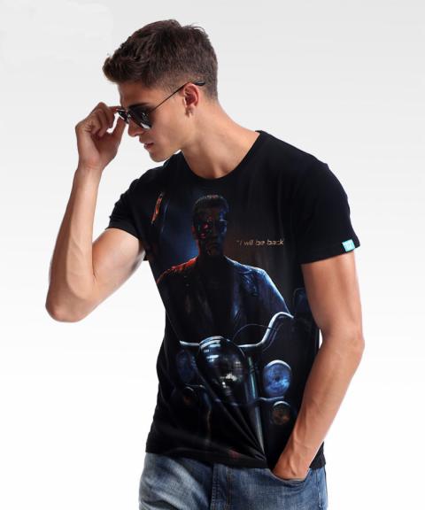 Judgment Day Terminator Black T-shirt