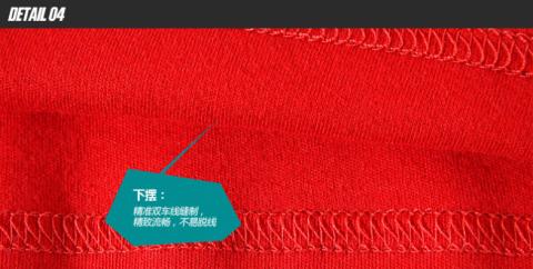 สีแดงเสื้อยืด Dunk สแลมคุณภาพบวกขนาดเสื้อทีออฟ