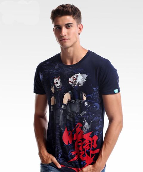 Limitowana edycja Naruto niebieski T-shirt