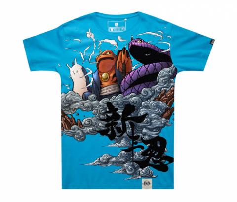 High Quality Naruto Blue T-shirt