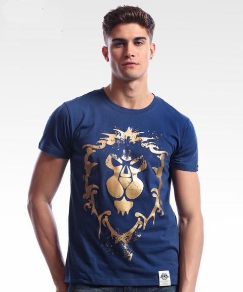 Limitowana edycja World of Warcraft Koszulka z Logo Sojuszu dla kobiet, mężczyzn