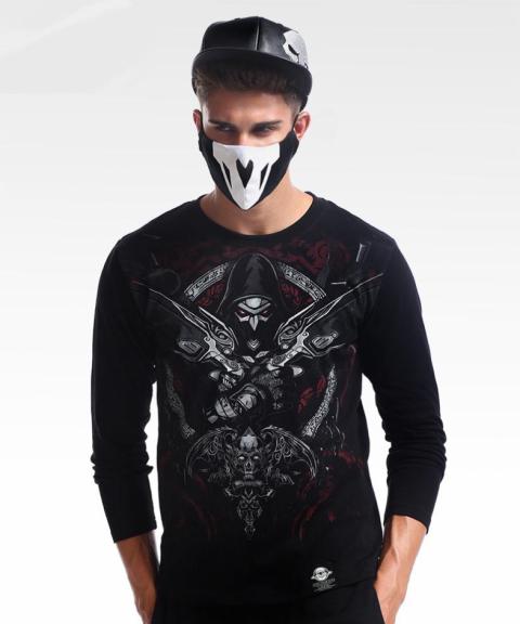 Overwatch Reaper Shirts Men Black T shirt
