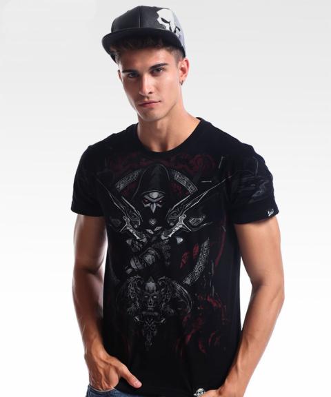 Cool Overwatch Kaszás póló férfi fekete ing