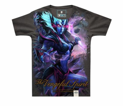 DOTA 2 Vengeful Spirit T-shirt Defense of the Ancients Hero Tee