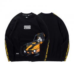 Quality Playerunknown'S Battlegrounds Black Sweatshirt PUBG Car Hoodie 