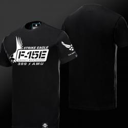 F15 Flying Squadron T-shirts Black XXXL Tee for Mens