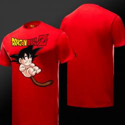 Mielas drakonas kamuolys Z Son Goku raudona marškinėliai 3xl trišakiai berniukų mergaičių